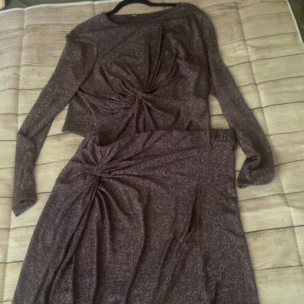 Fashion nova gray party dress